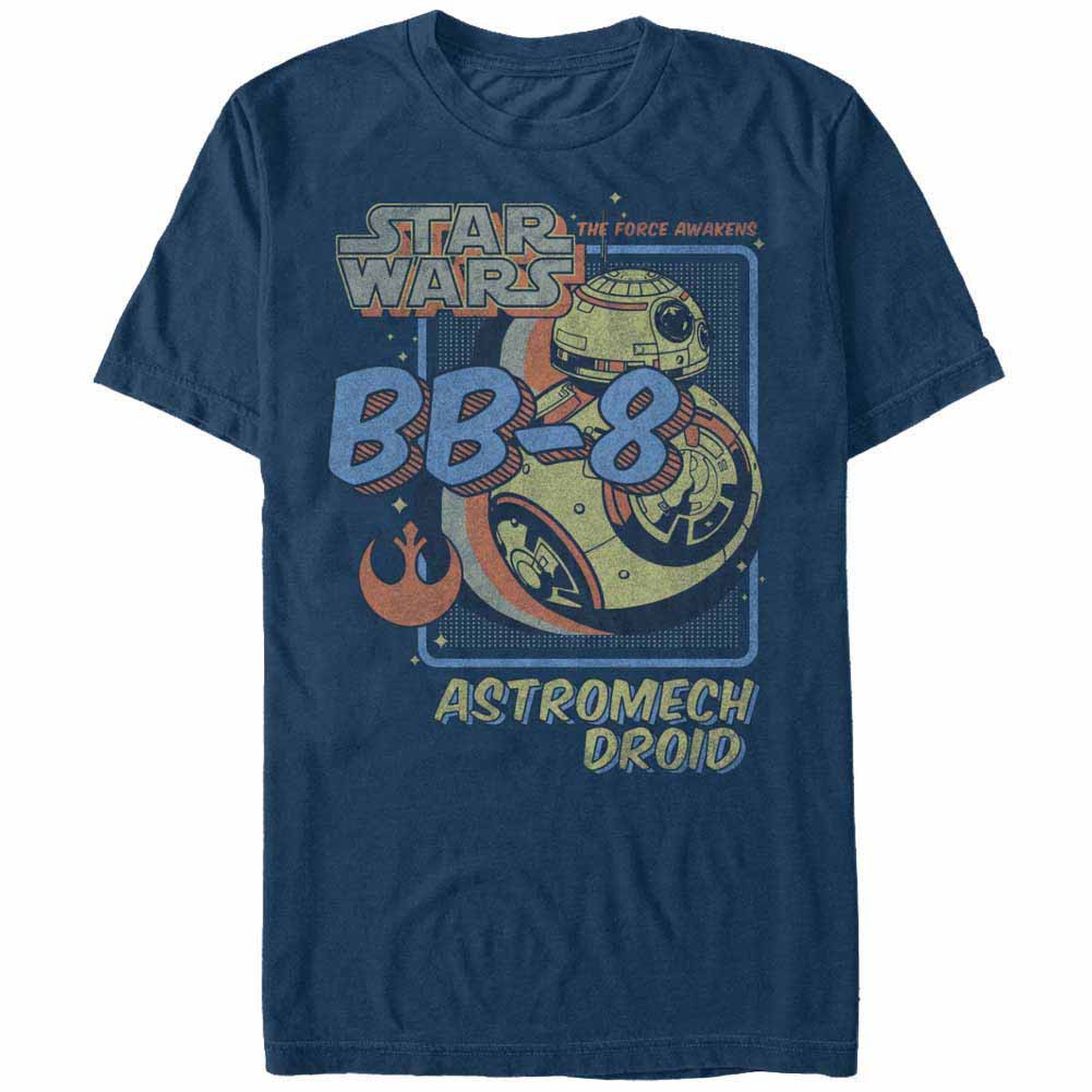 Star Wars Episode 7 Spacey Droid Blue T-Shirt, Blue