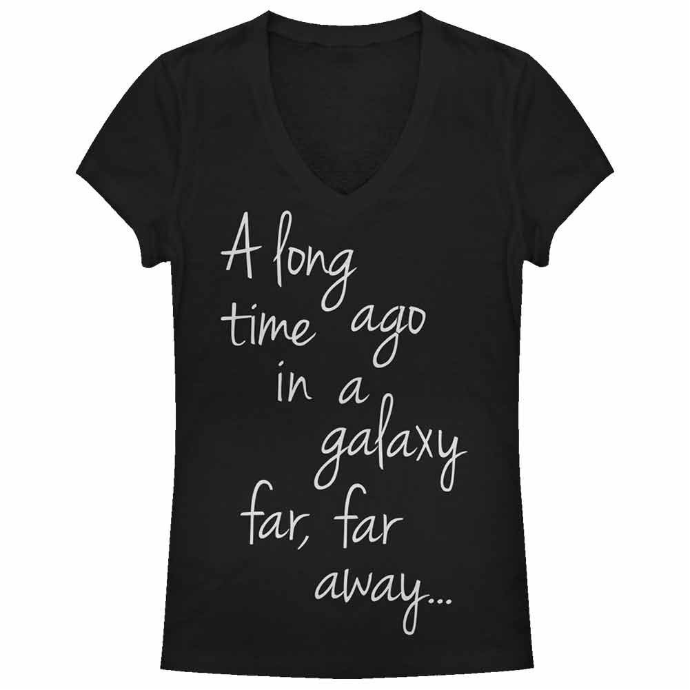 Star Wars Galaxy Juniors T-Shirt, Black