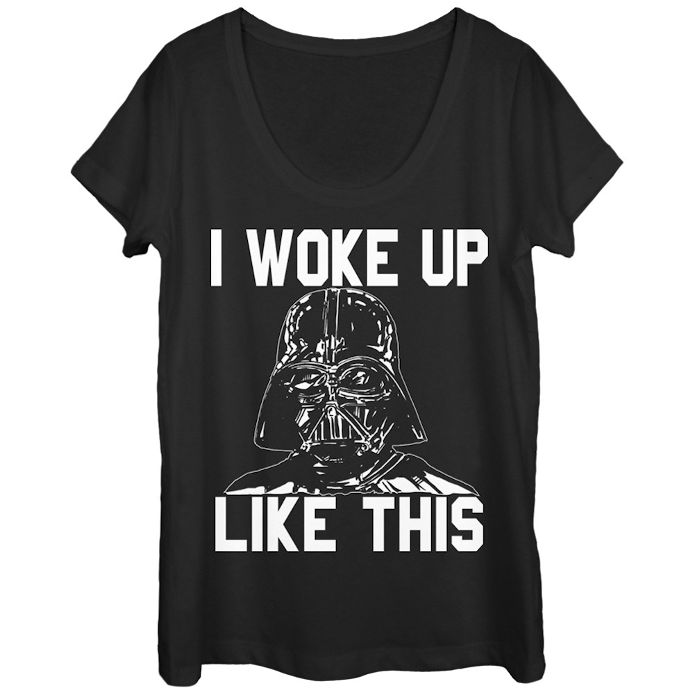 Star Wars Woke Up Like This Women's Tshirt, Black