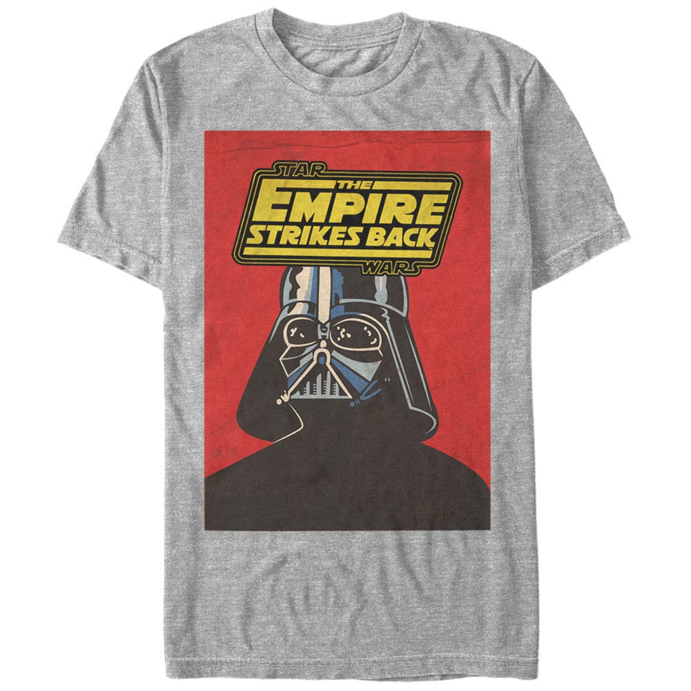Star Wars Blue Darth Card T-Shirt, Grey