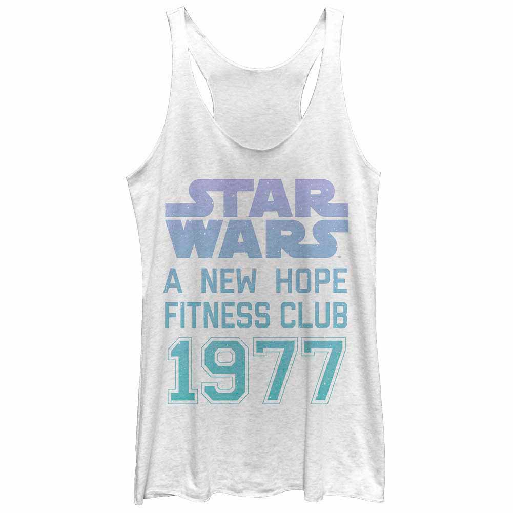 Star Wars Hope Fitness White  Juniors Tank Top, White