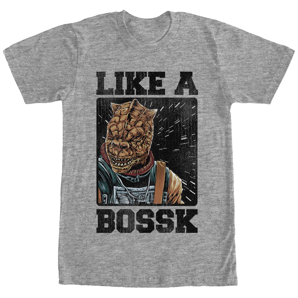 Star Wars Like A Bossk Gray T-Shirt, Grey