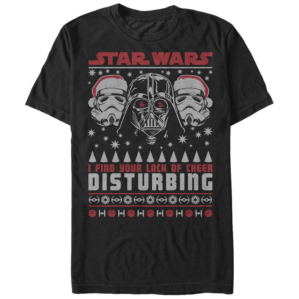 Star Wars Disturbing Sweater Black T-Shirt, Black