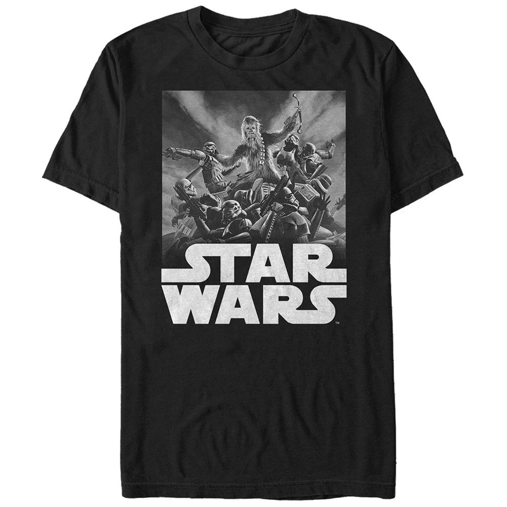 Star Wars King Of The Mountain Black T-Shirt, Black
