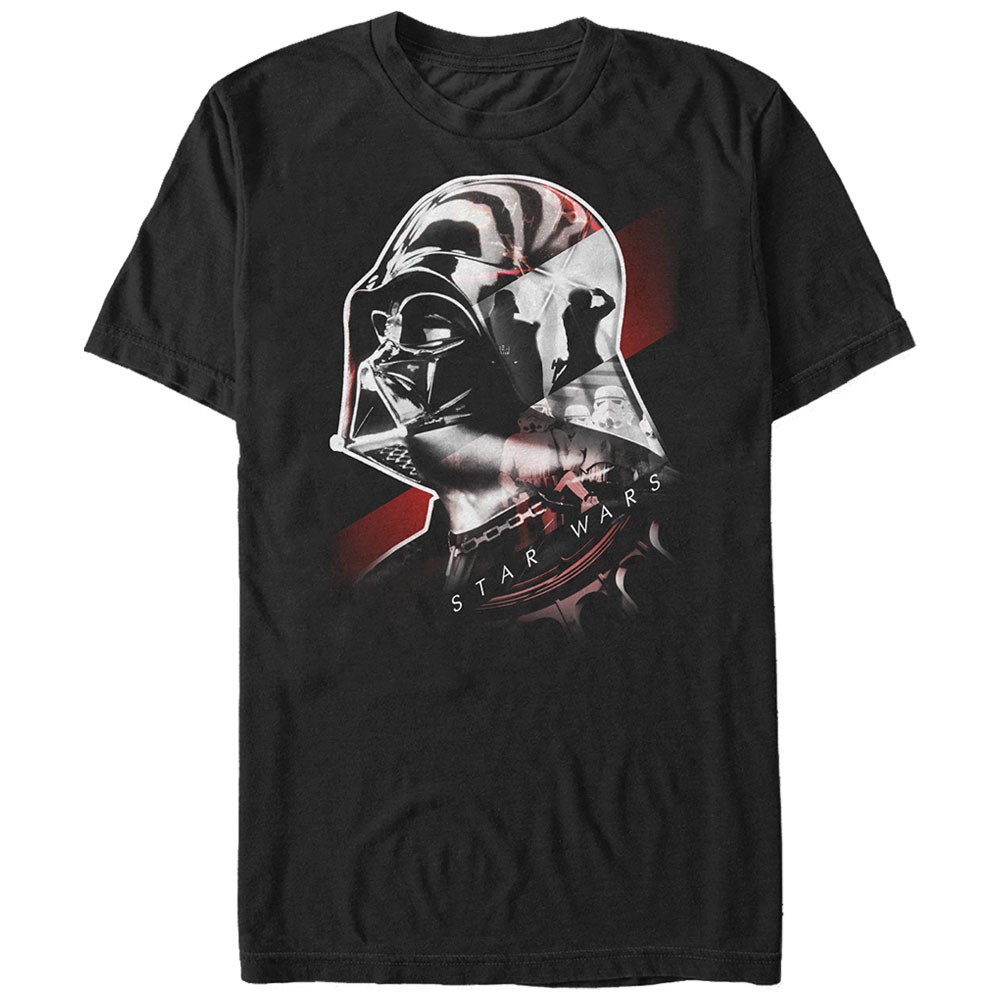 Star Wars Collage Black T-Shirt, Black