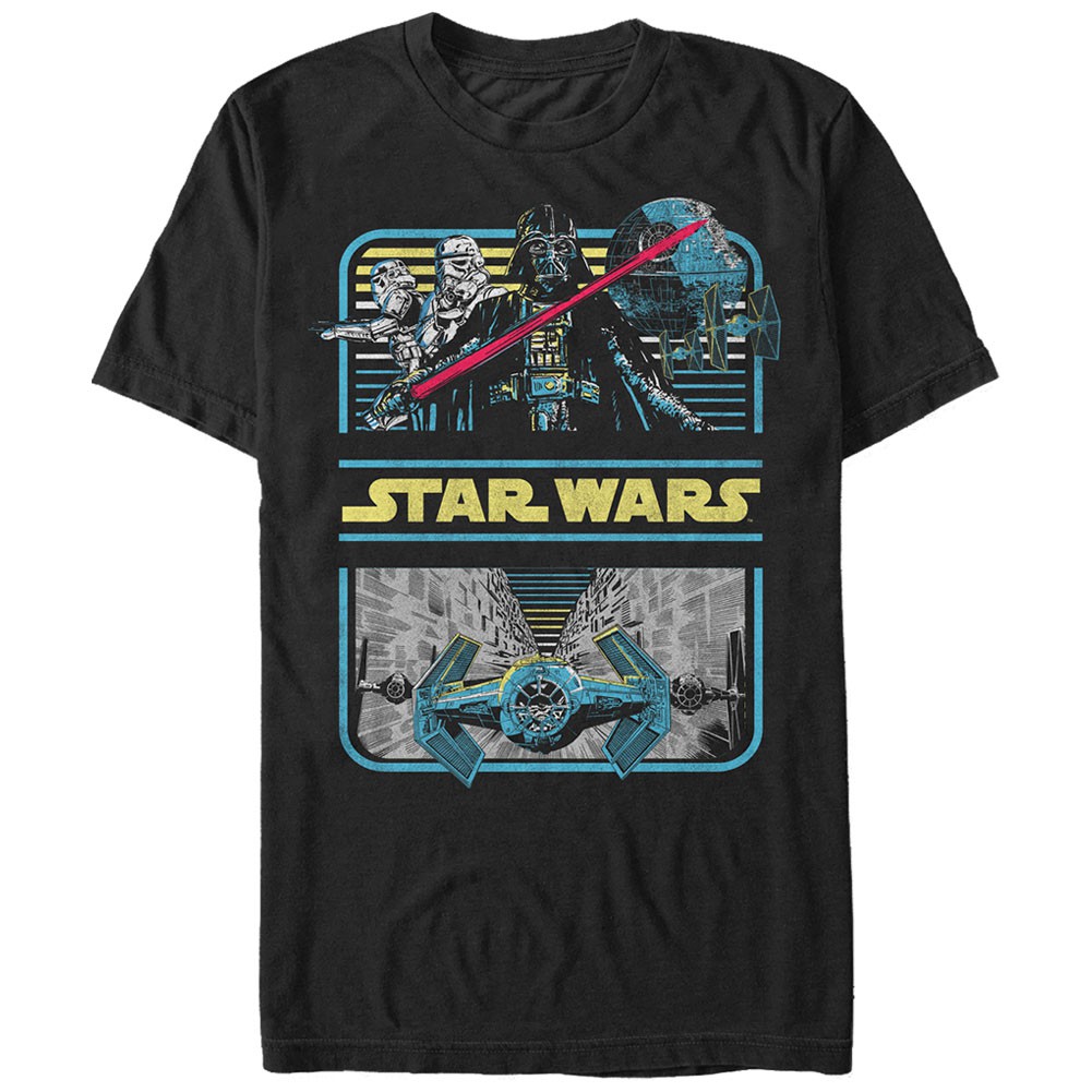 Star Wars Star Tours Black T-Shirt, Black