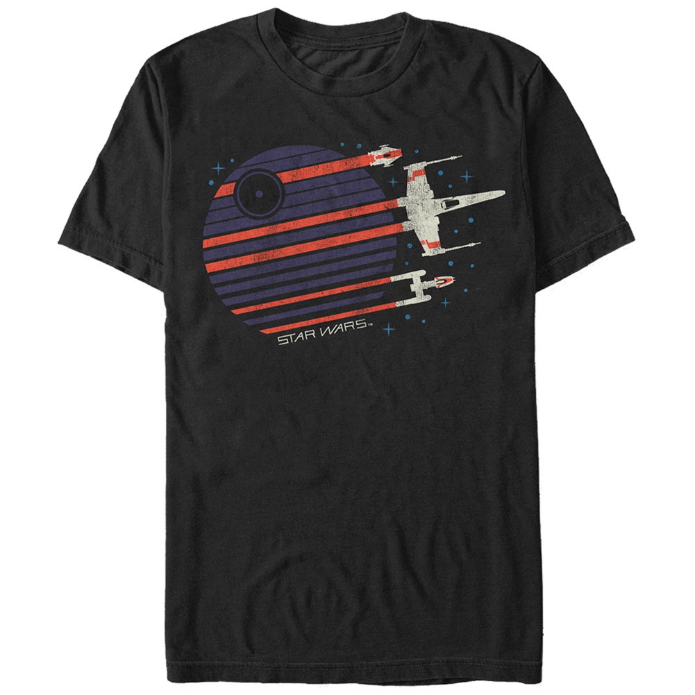 Star Wars Rebel Flyby Black T-Shirt, Black