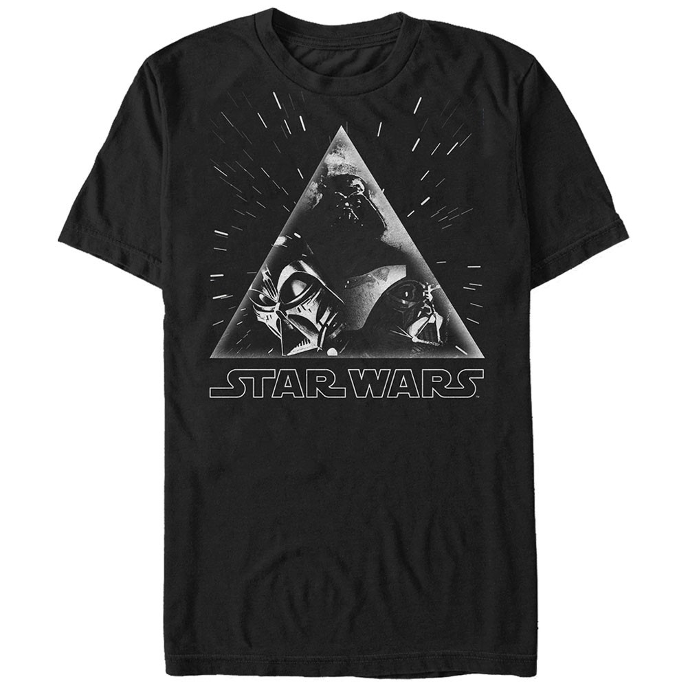Star Wars Soft Triangle Black T-Shirt, Black