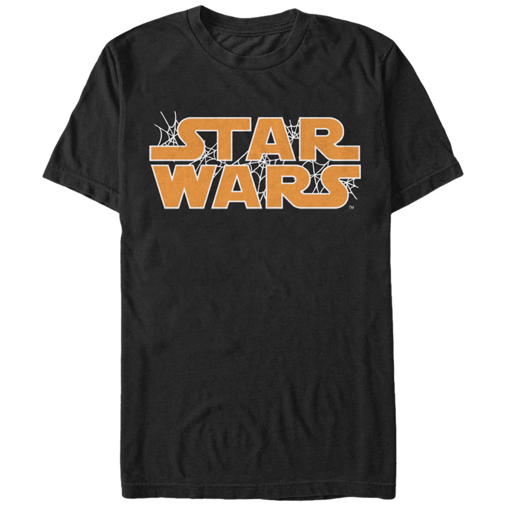 Star Wars Web Logo Black T-Shirt, Black