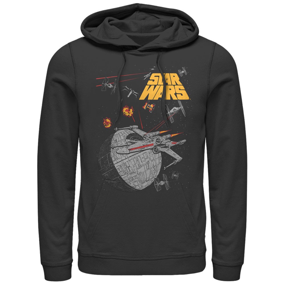 Star Wars X Wing Force Black Pullover Hoodie, Black