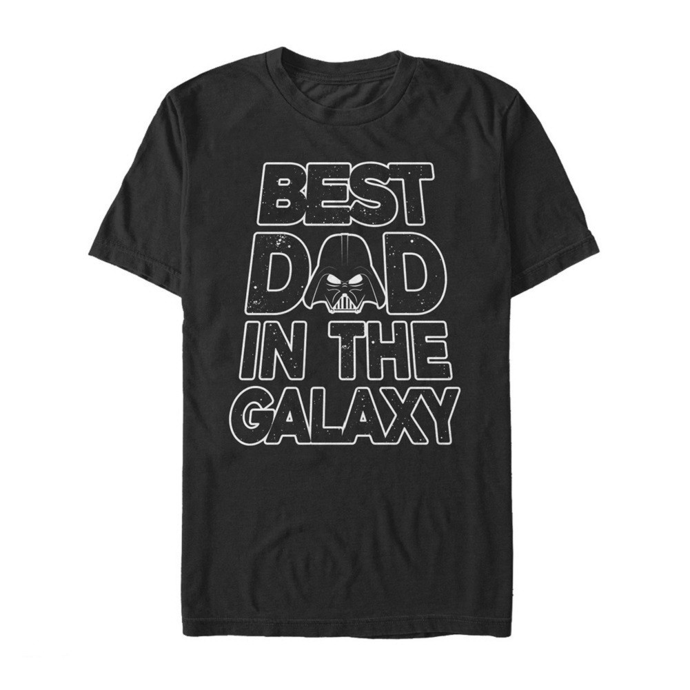 Star Wars Darth Vader Best Dad In The Galaxy Tshirt, Black