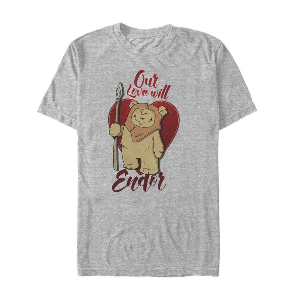 Star Wars Ewok Our Love Will Endor Tshirt, Grey