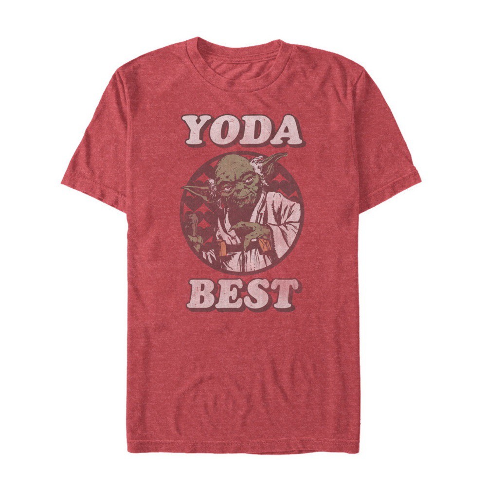 Star Wars Yoda Best Red Tshirt, Red