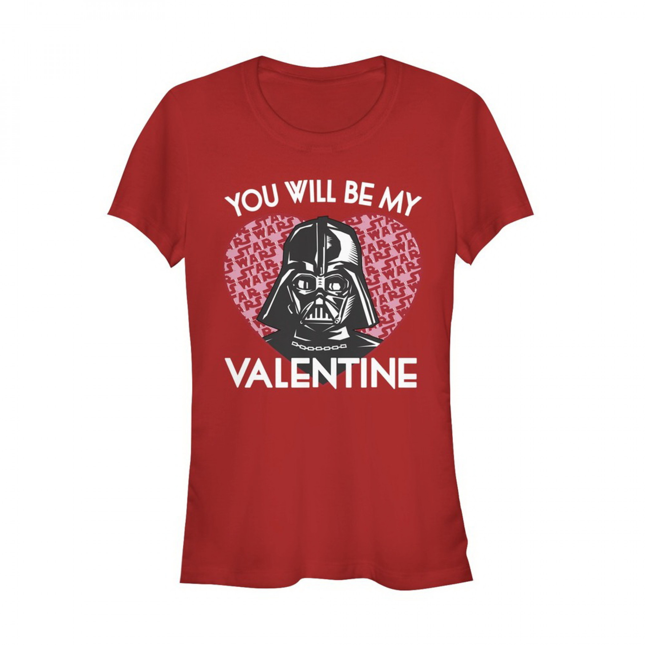 Valentine's Star Wars Darth Vader Invitation Women's T-Shirt, Red