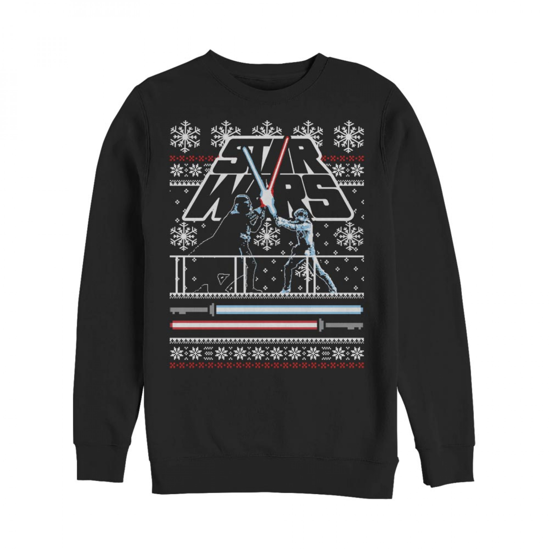 Star Wars Father and Son Memories Ugly Christmas Sweatshirt, Black