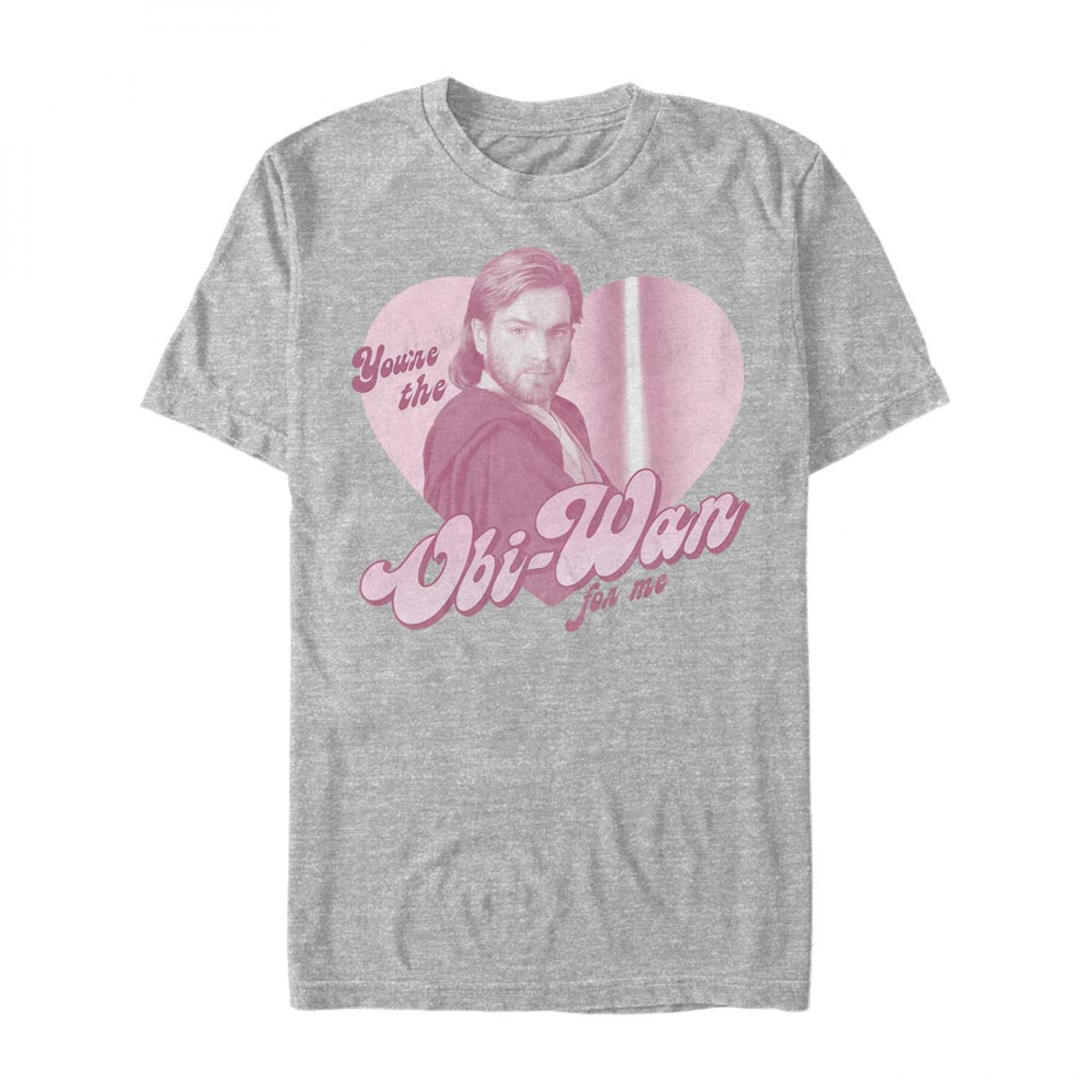Star Wars You're The Obi-Wan For Me Grey T-Shirt, Grey