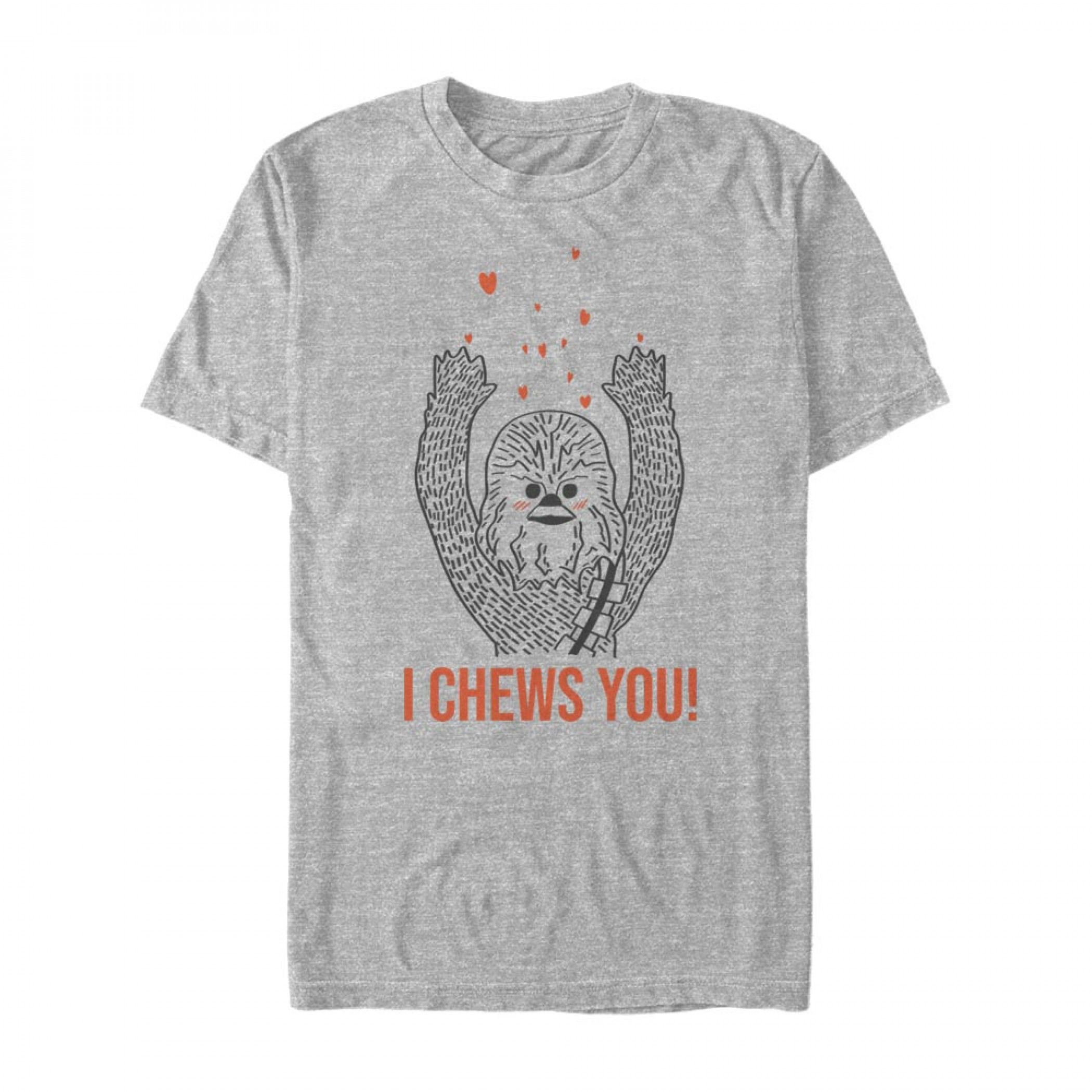 Star Wars I Chews You Grey T-Shirt, Grey