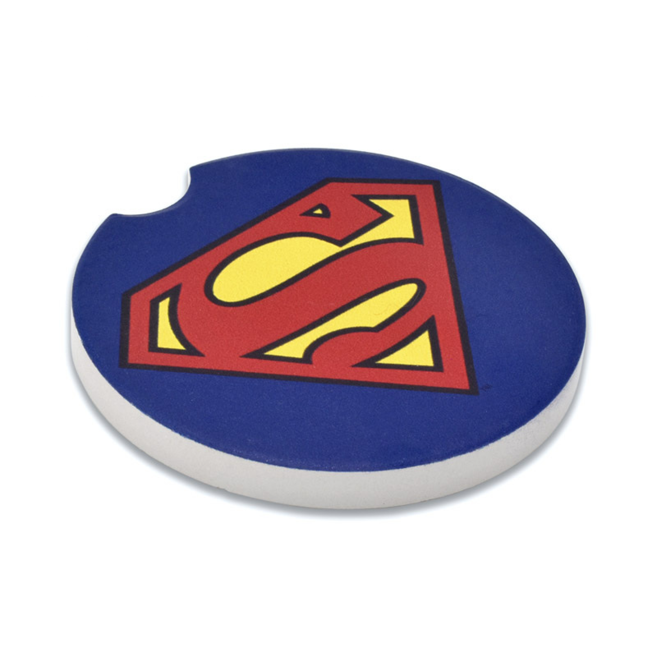 Superman Symbol Absorbent Car Coasters, Blue