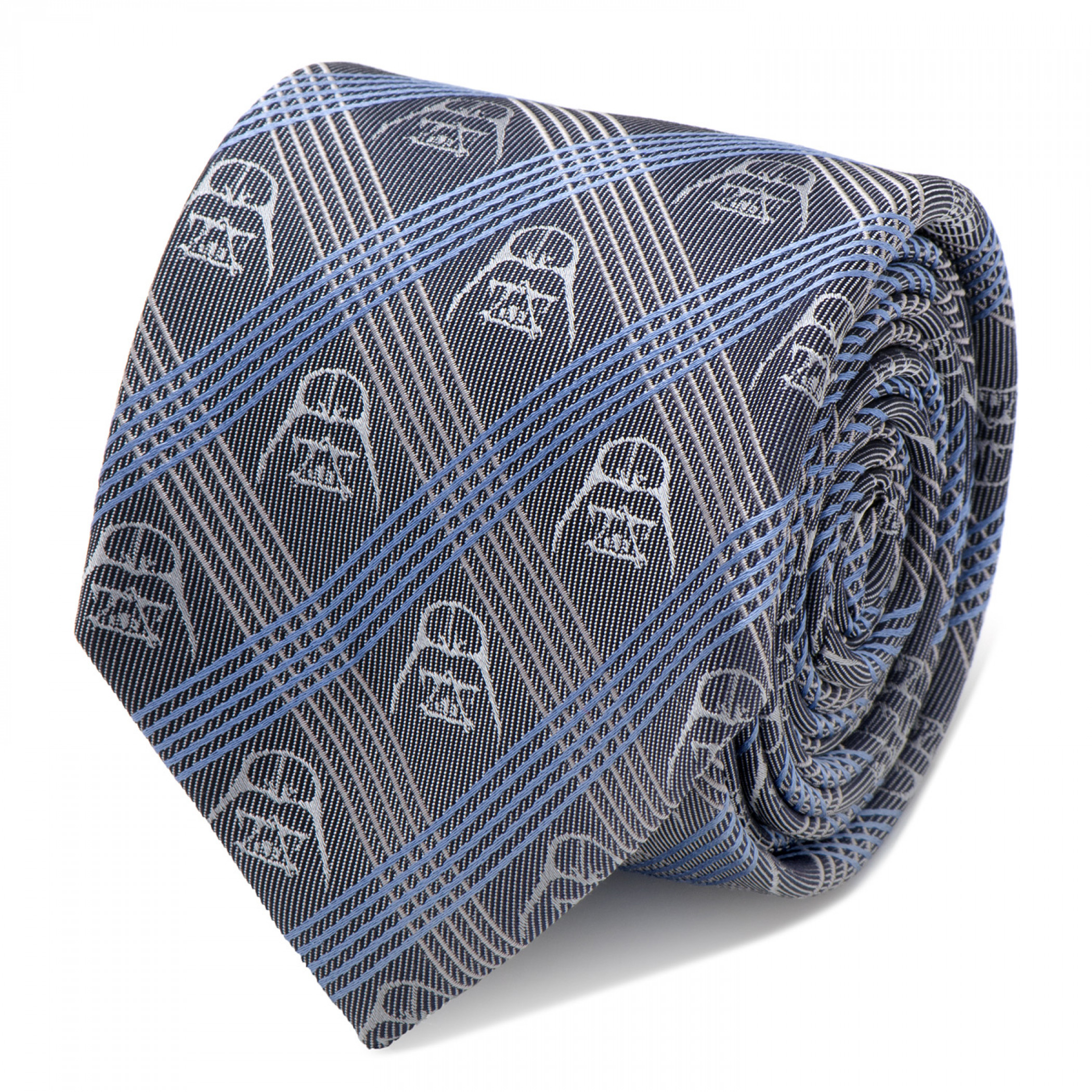 Star Wars Darth Vader Blue Plaid Tie, Blue