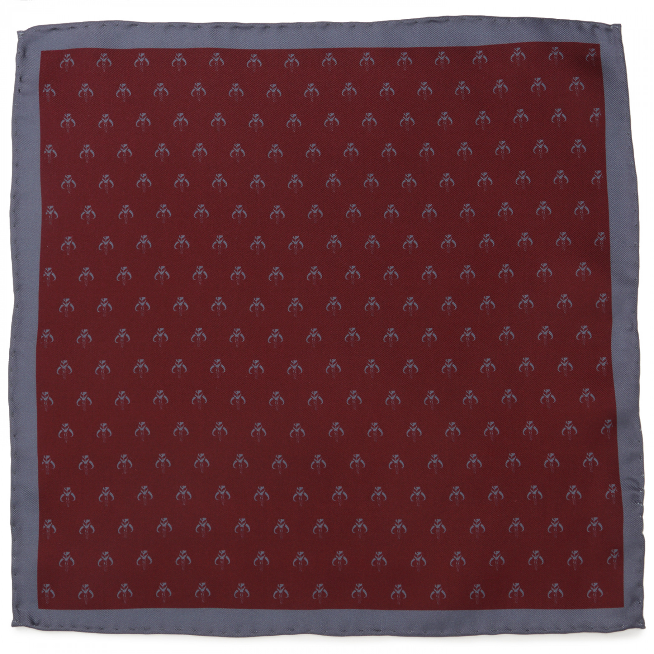 Star Wars The Mandalorian Red Silk Pocket Square, Red