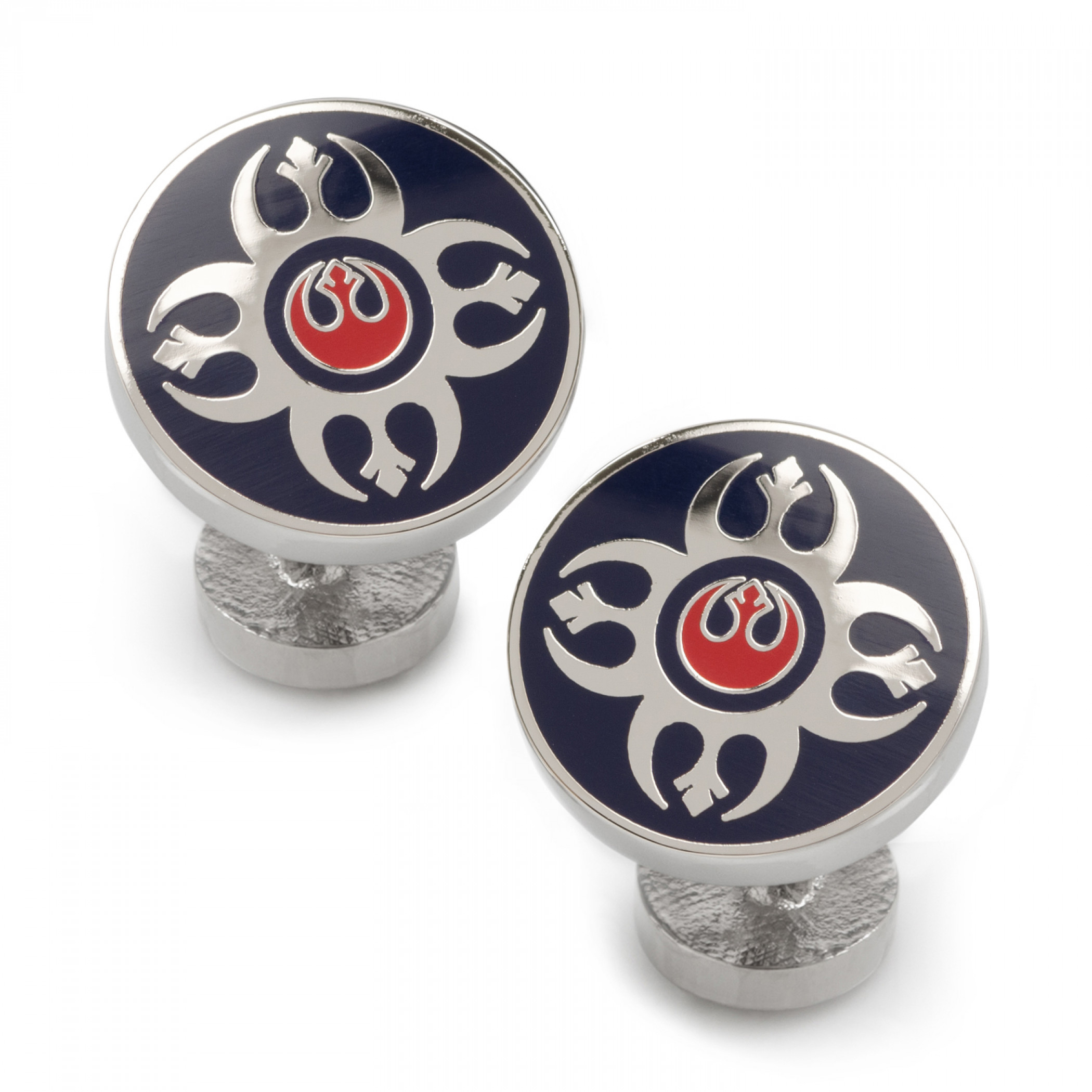 Star Wars The Rebel Alliance Blue Red Cufflinks, Multi-Color