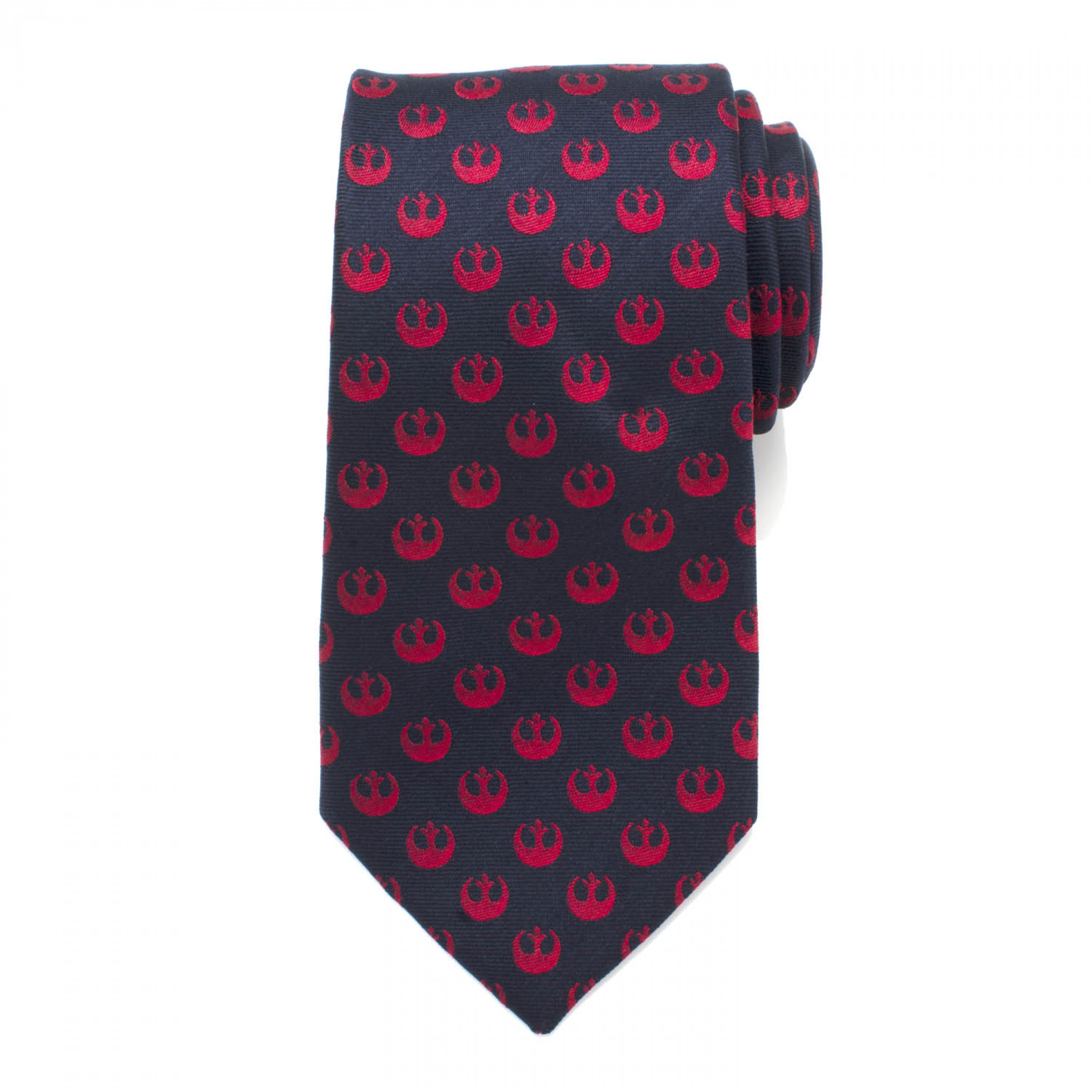 Star Wars Rebel Symbol Men's Silk Tie, Blue