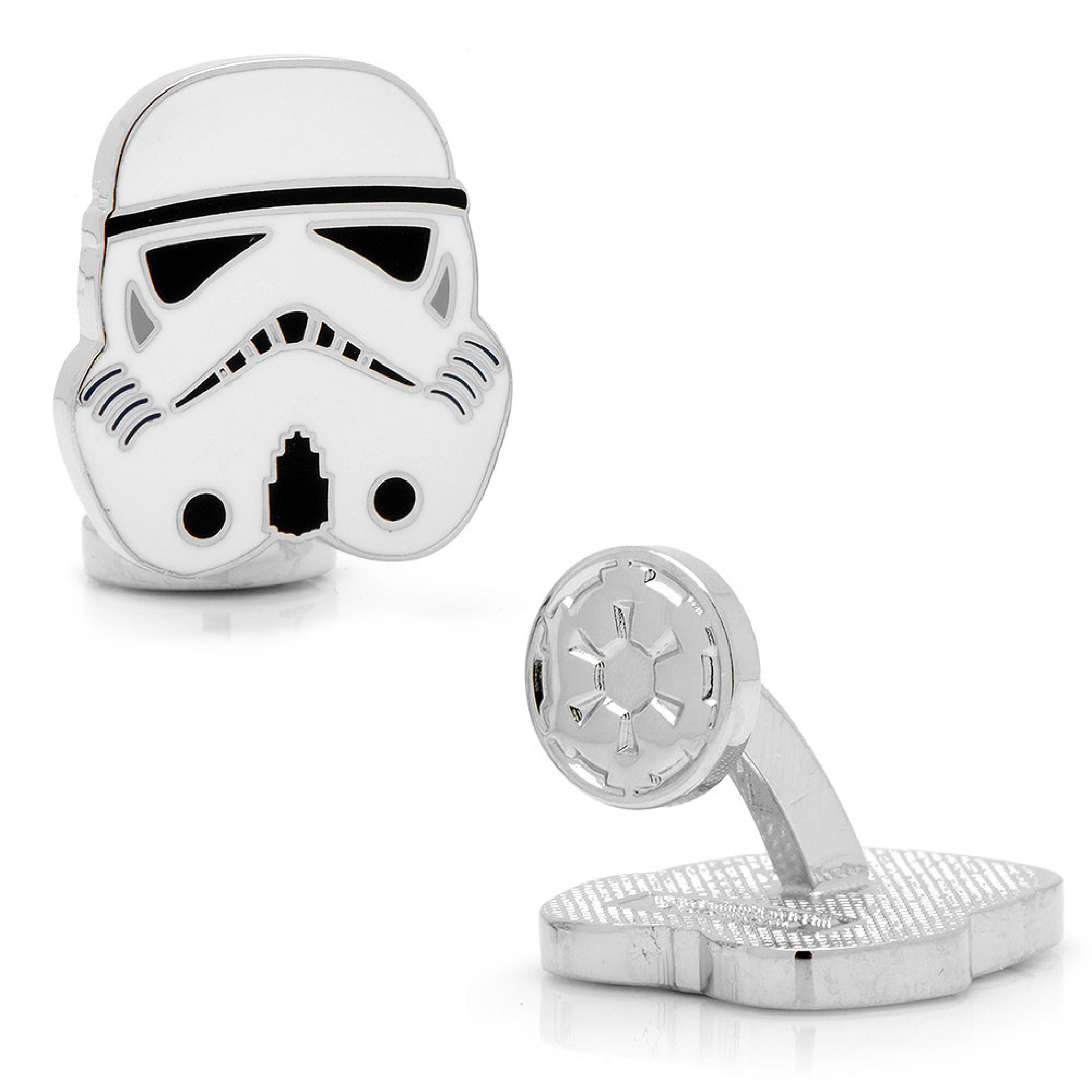 Star Wars Stormtrooper Helmet Cufflinks, White