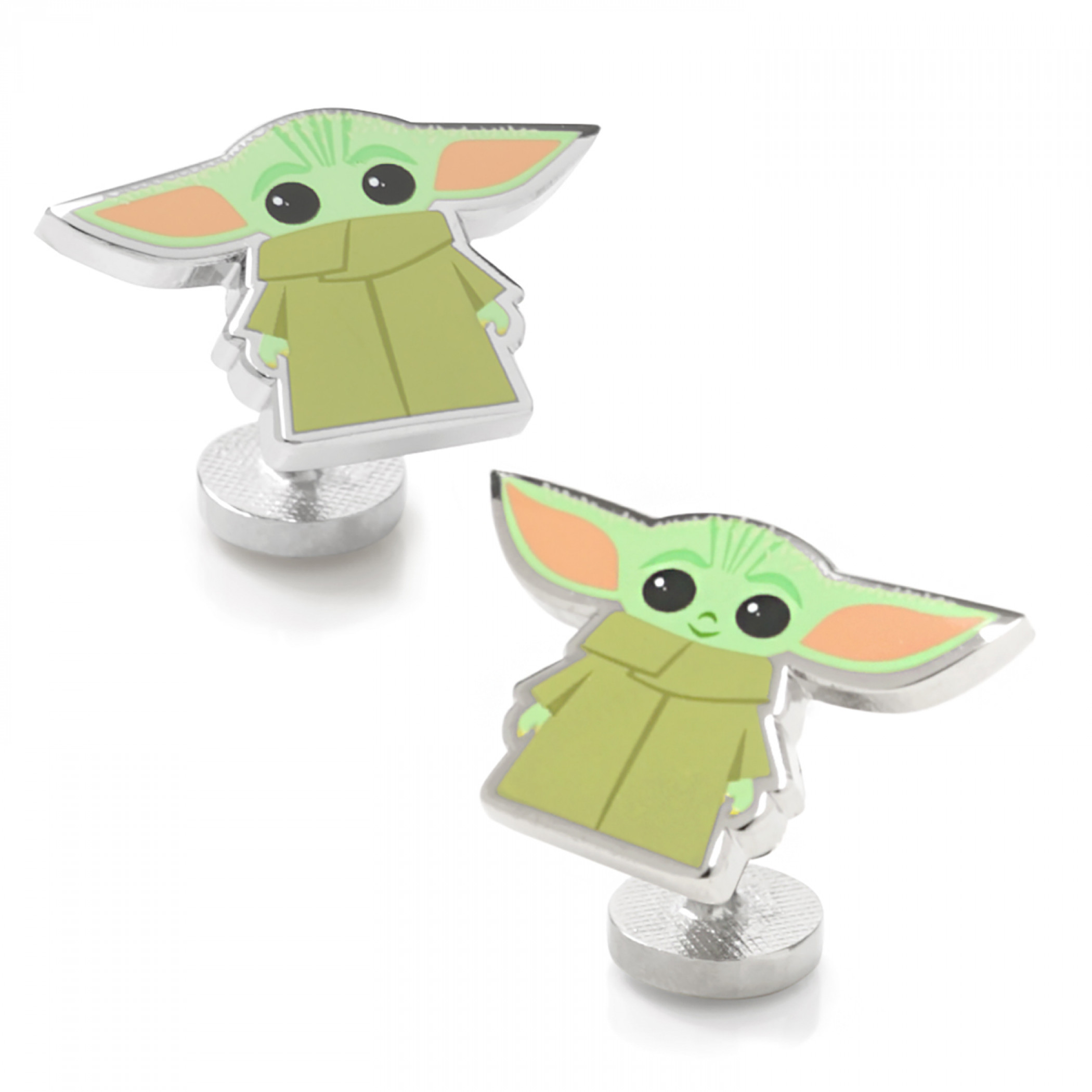 Star Wars The Mandalorian's The Child Cufflinks, Green