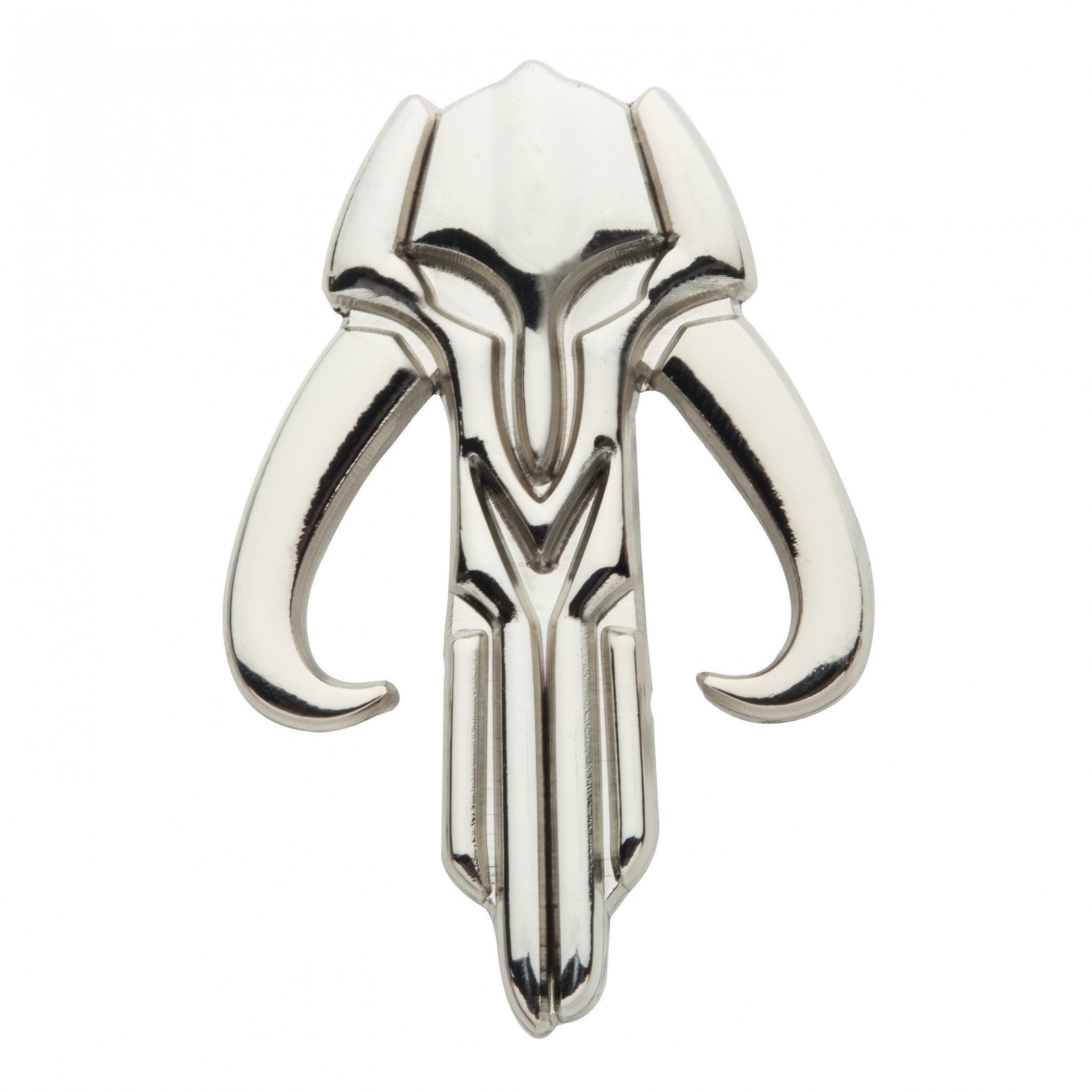 Star Wars The Mandalorian Bounty Hunter Chrome Pin, Multi-Color
