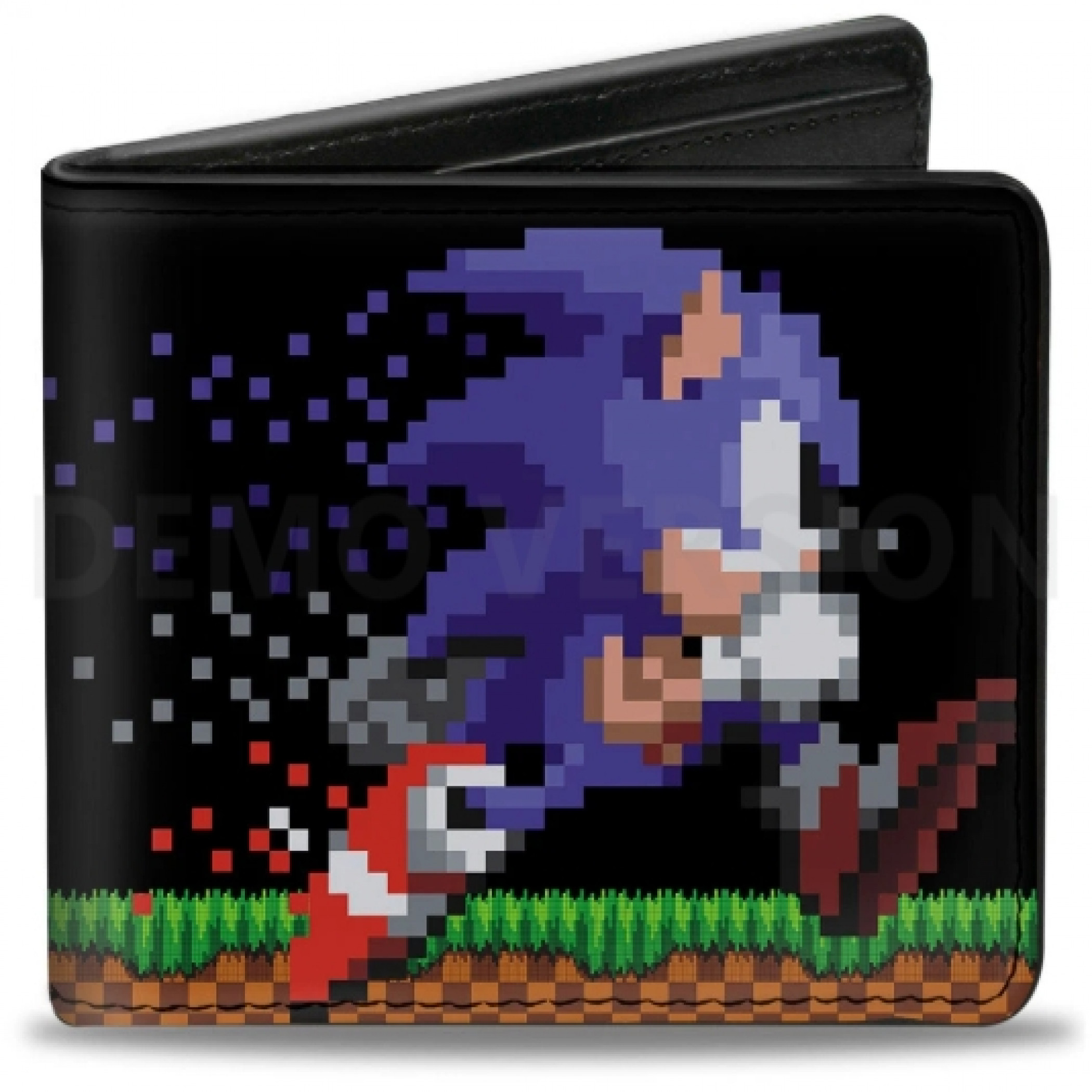Sonic The Hedgehog 8 Bit Wallet, Black