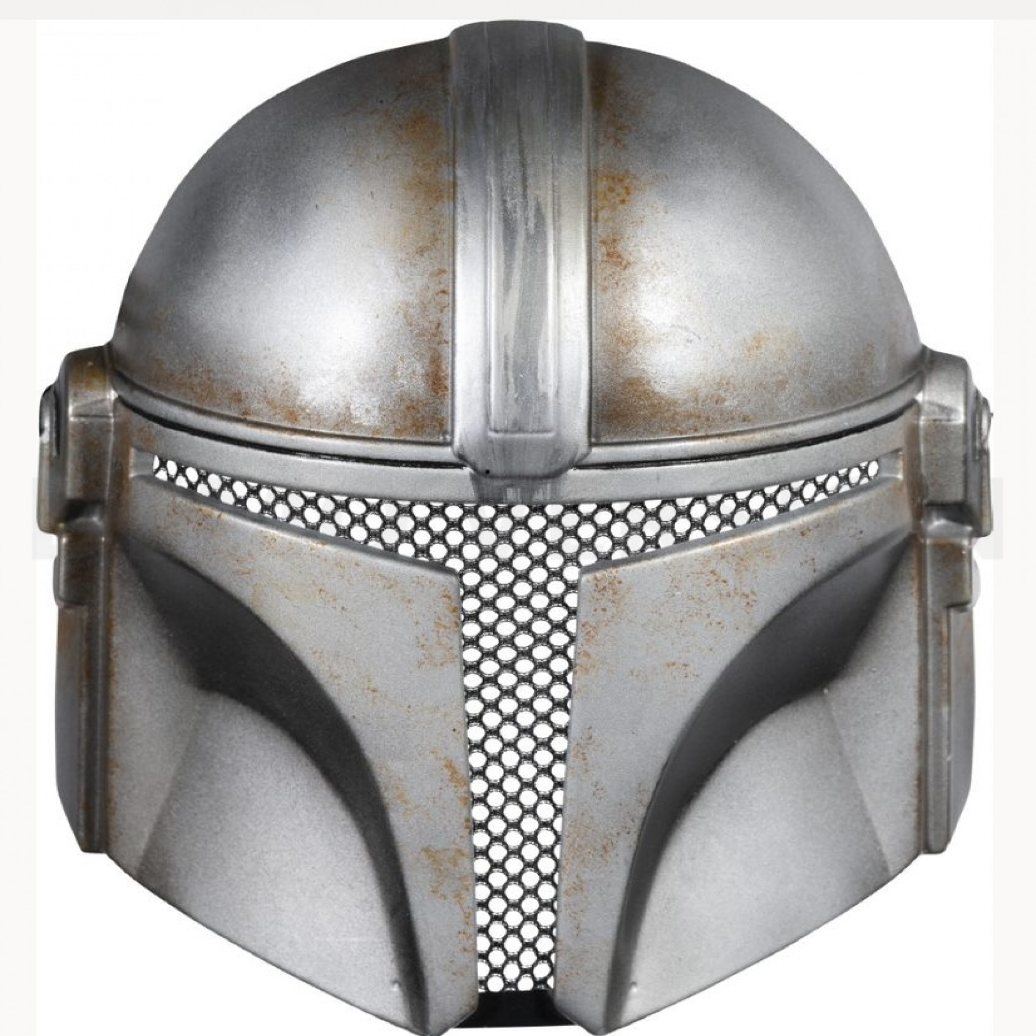 Star Wars The Mandalorian Battle Worn Adult Half Mask, Grey