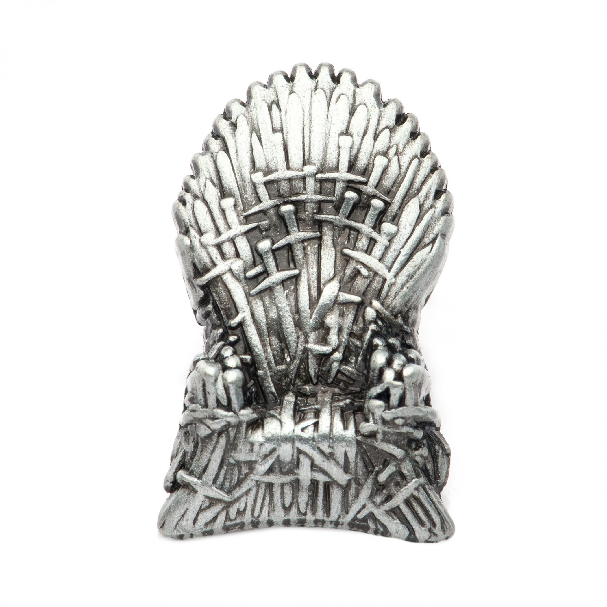 Game of Thrones The Iron Throne 3D Pin, Silver