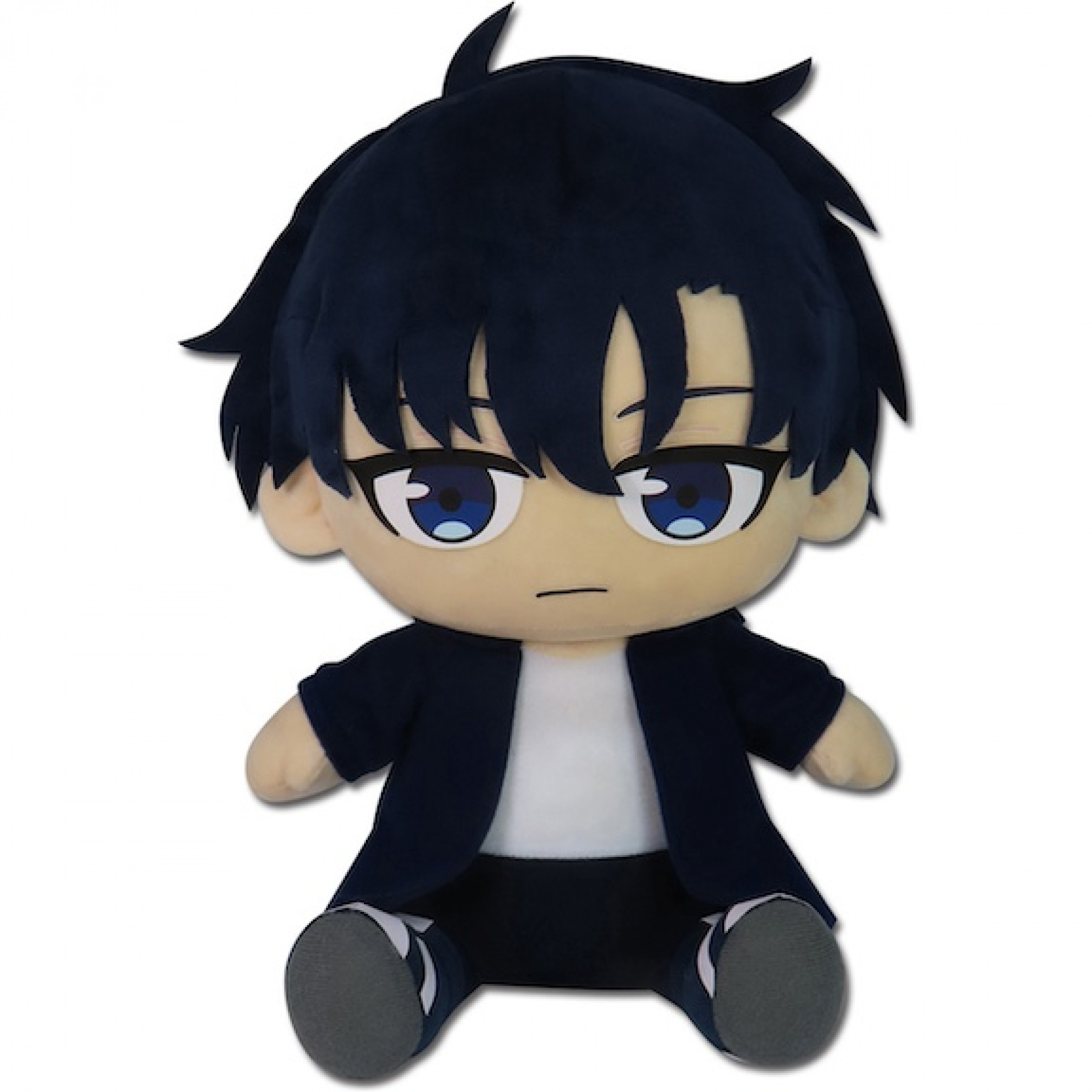 Solo Leveling Sung Jinwoo Sitting Pose Plush 12', Multi-Color