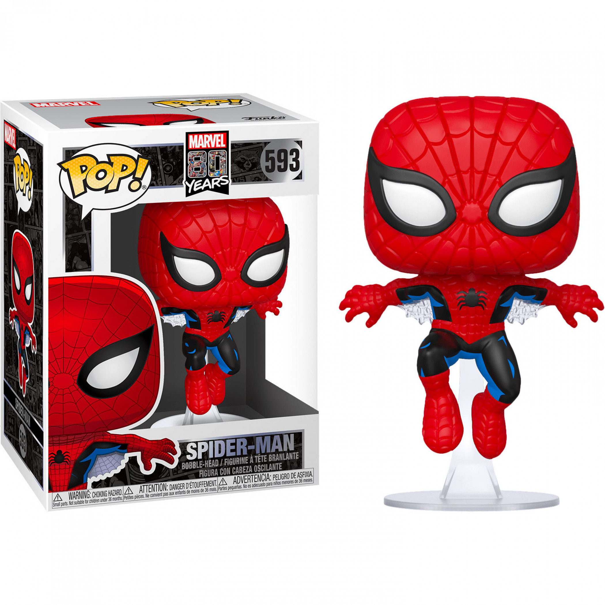 Marvel 80th - First Appearance Spider-Man Funko Pop!, Red