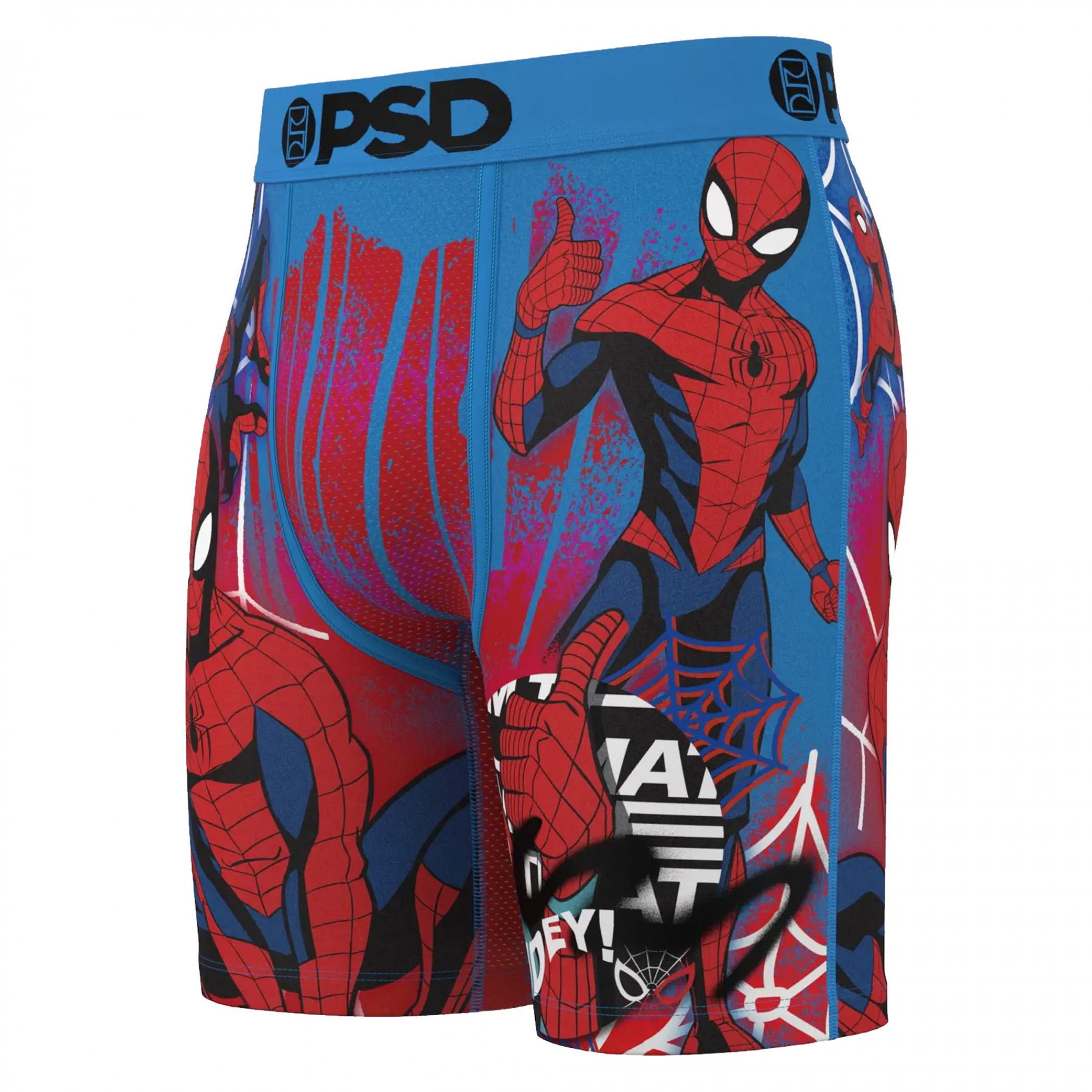 Spider-Man Peter Parker Drip PSD Boxer Briefs, Multi-Color