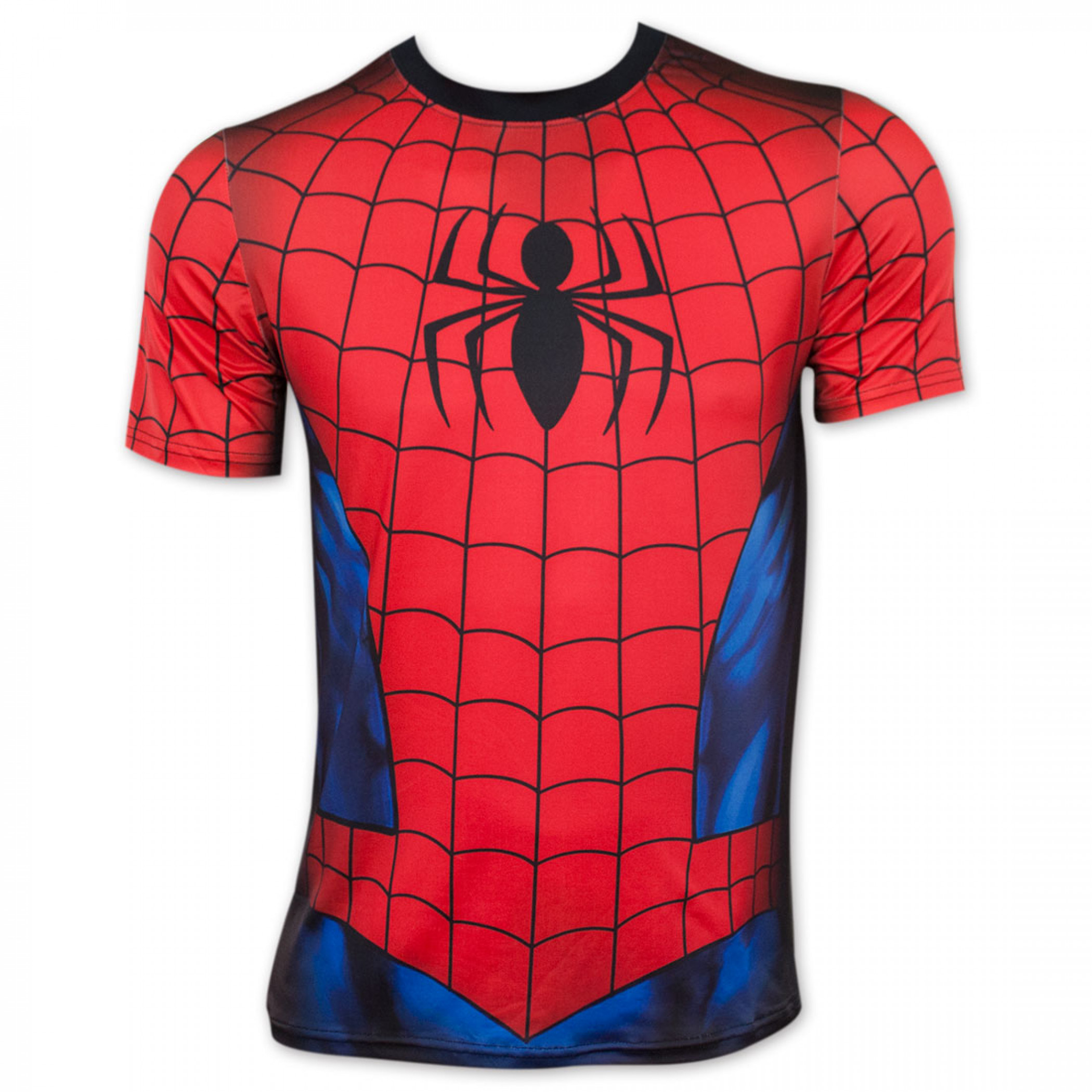 Spider-Man Sublimated Men's Costume T-Shirt, Red