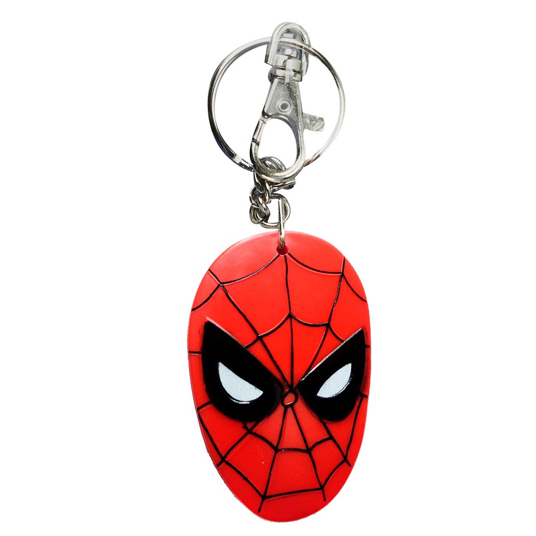 Spiderman Marvel Crouch Comic Gummi Schlüsselanhänger 5 cm 