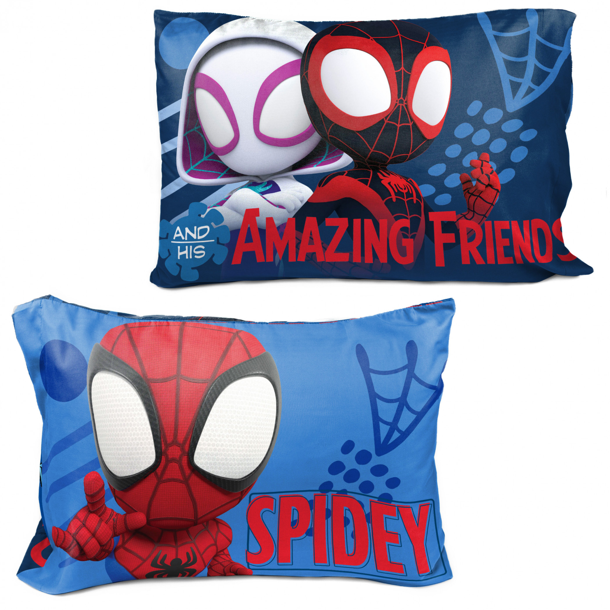 Marvel Spidey & His Amazing Friends Team Spidey 1 Pack Pillowcase, Multi-Color