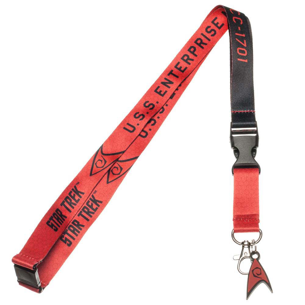 Star Trek Red Comic Lanyard, Red