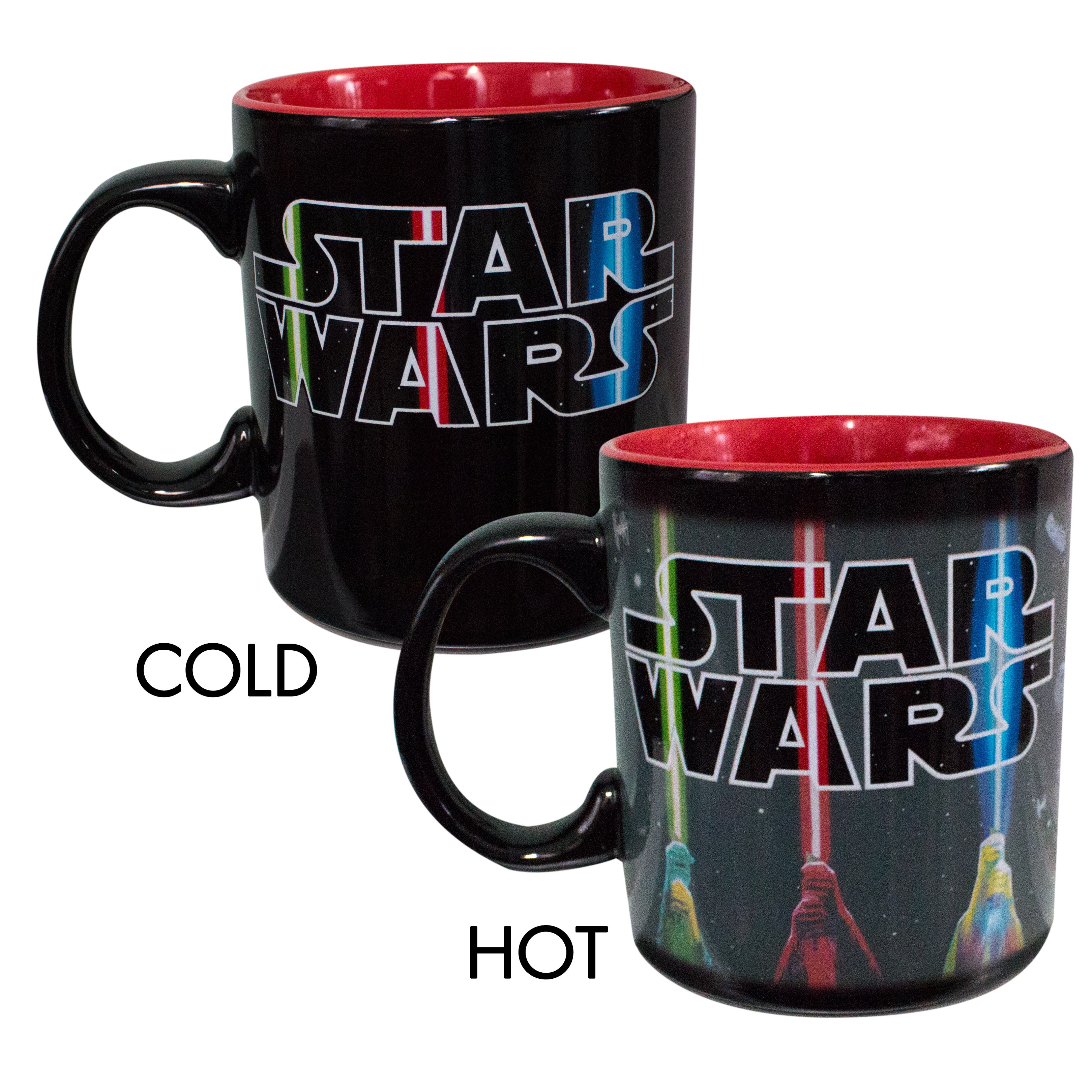 Star Wars Black 20 Ounce Color Change Mug, Black