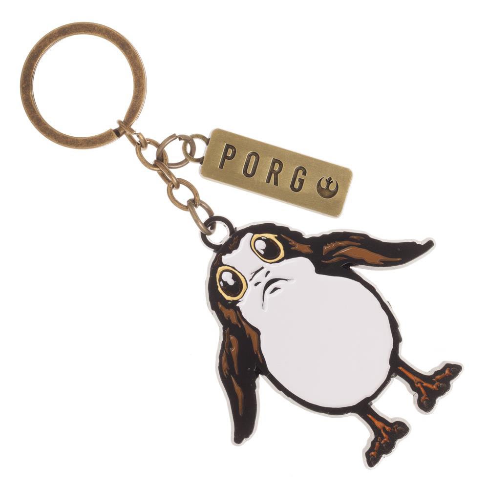 Star Wars Episode 8 Porg Keychain, Brown