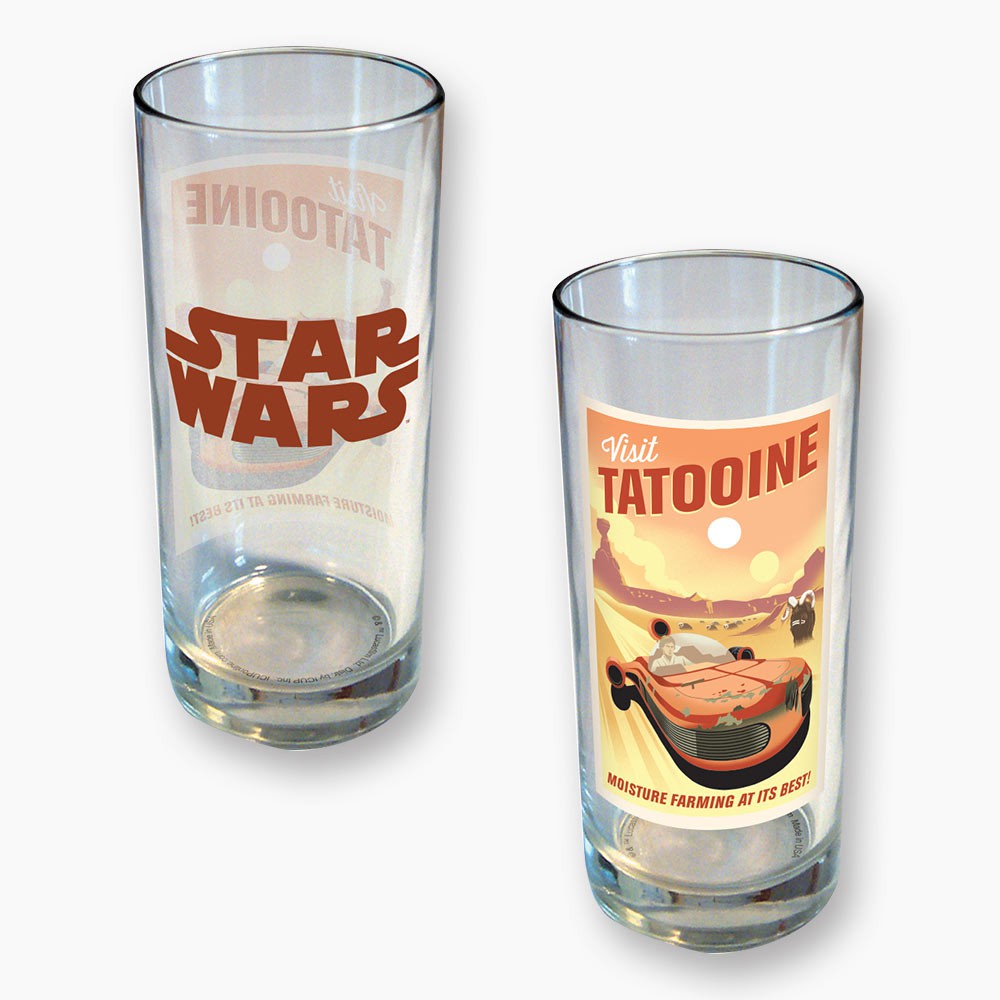 Star Wars Tatooine 15 Ounce Glass, Clear