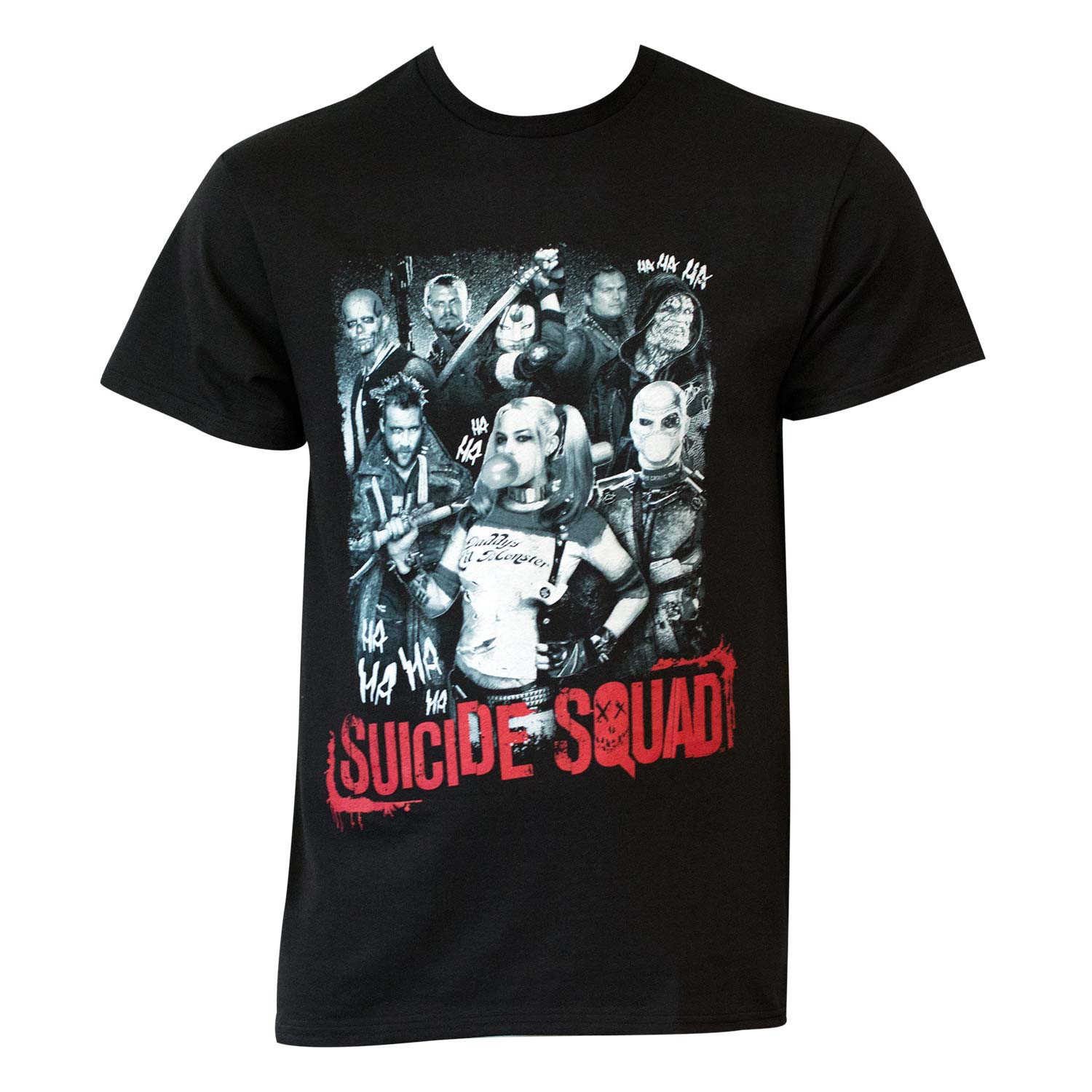 Suicide Squad Montage Tee Shirt, Black