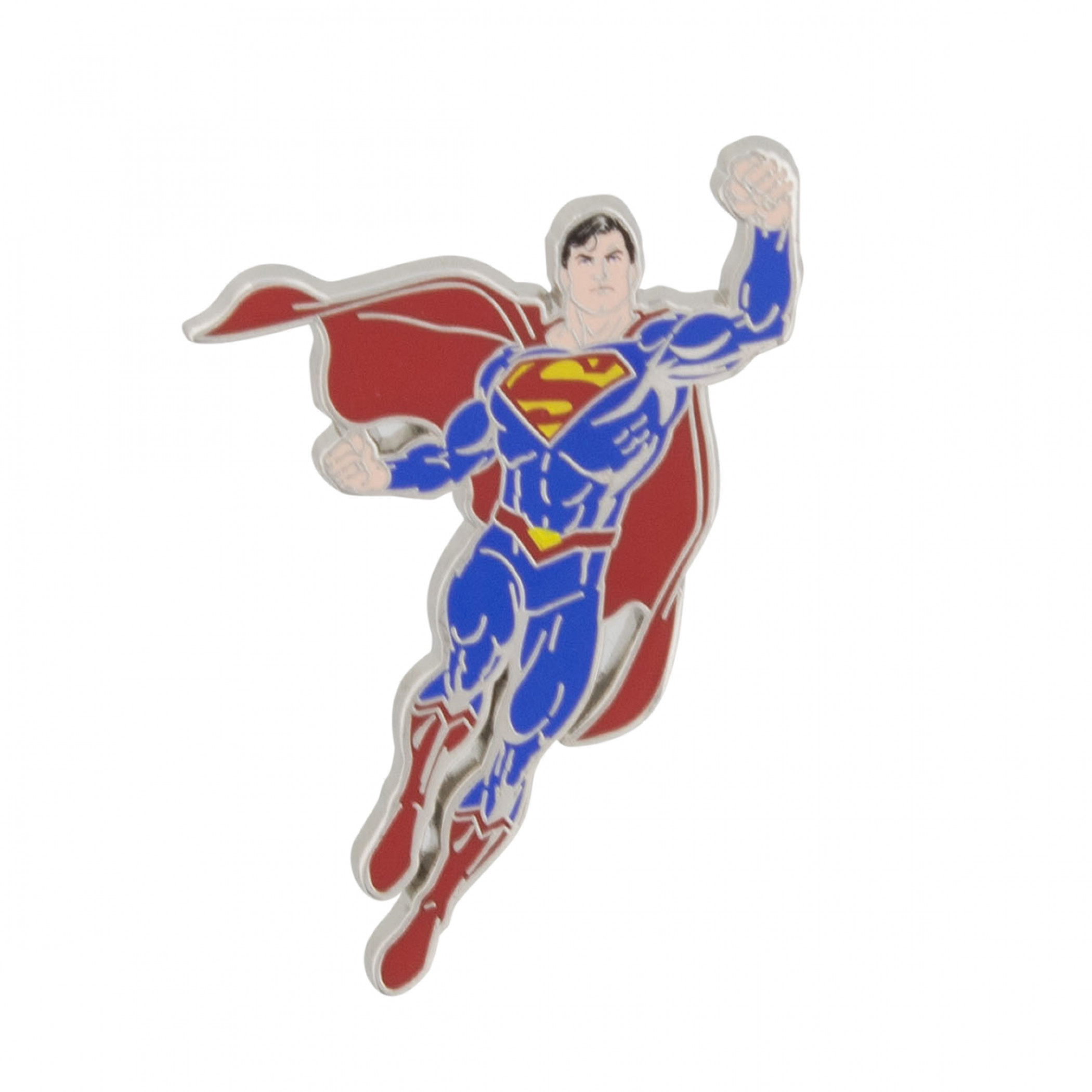 Superman Ready for Battle Enamel Pin, Multi-Color