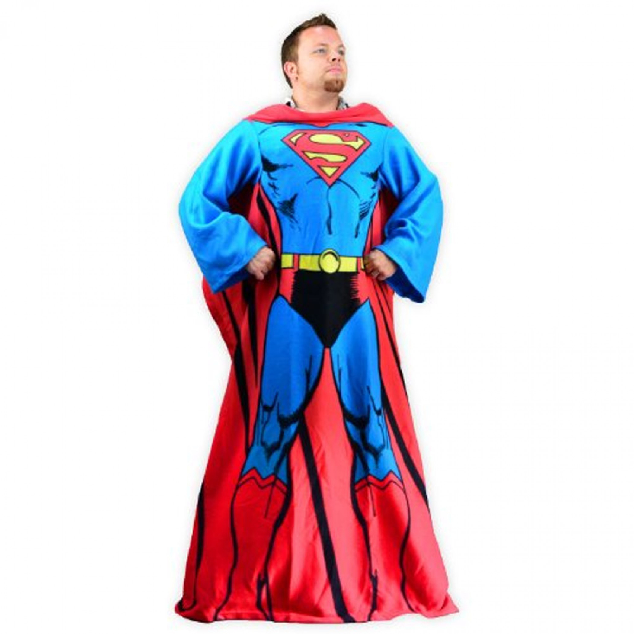 Superman Costume Snuggie, Blue