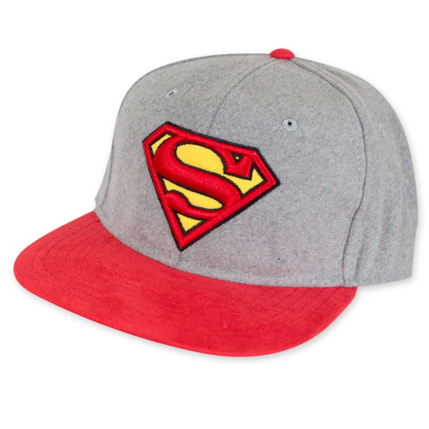 Superman Grey And Red Hat, Grey