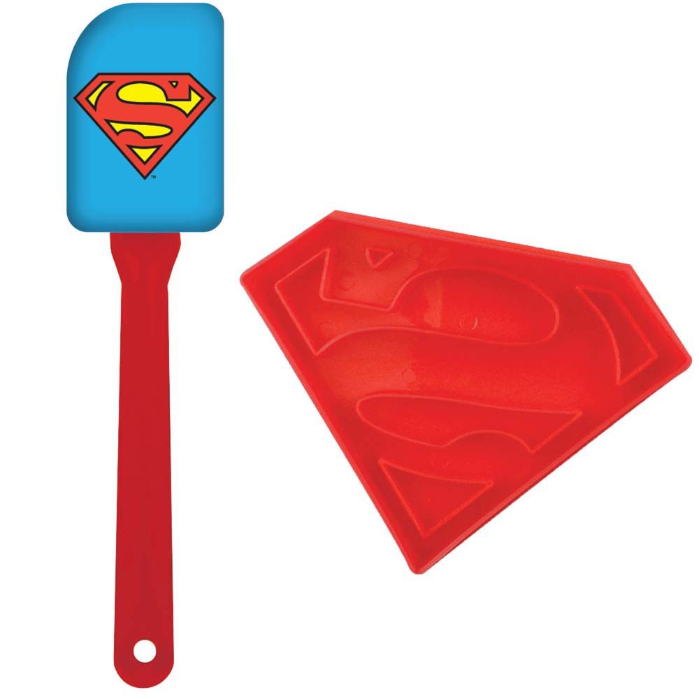 Superman Spatula and Cookie Cutter Combo, Red