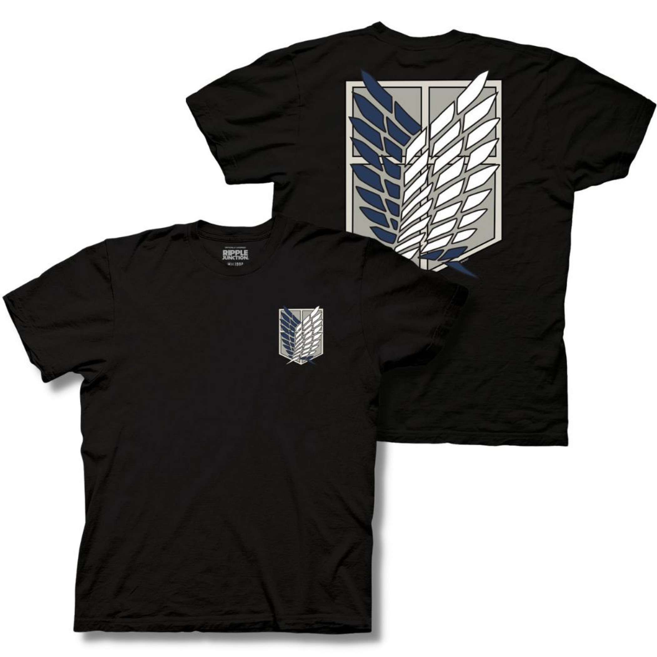 Attack On Titan Survey Corps T-Shirt, Black