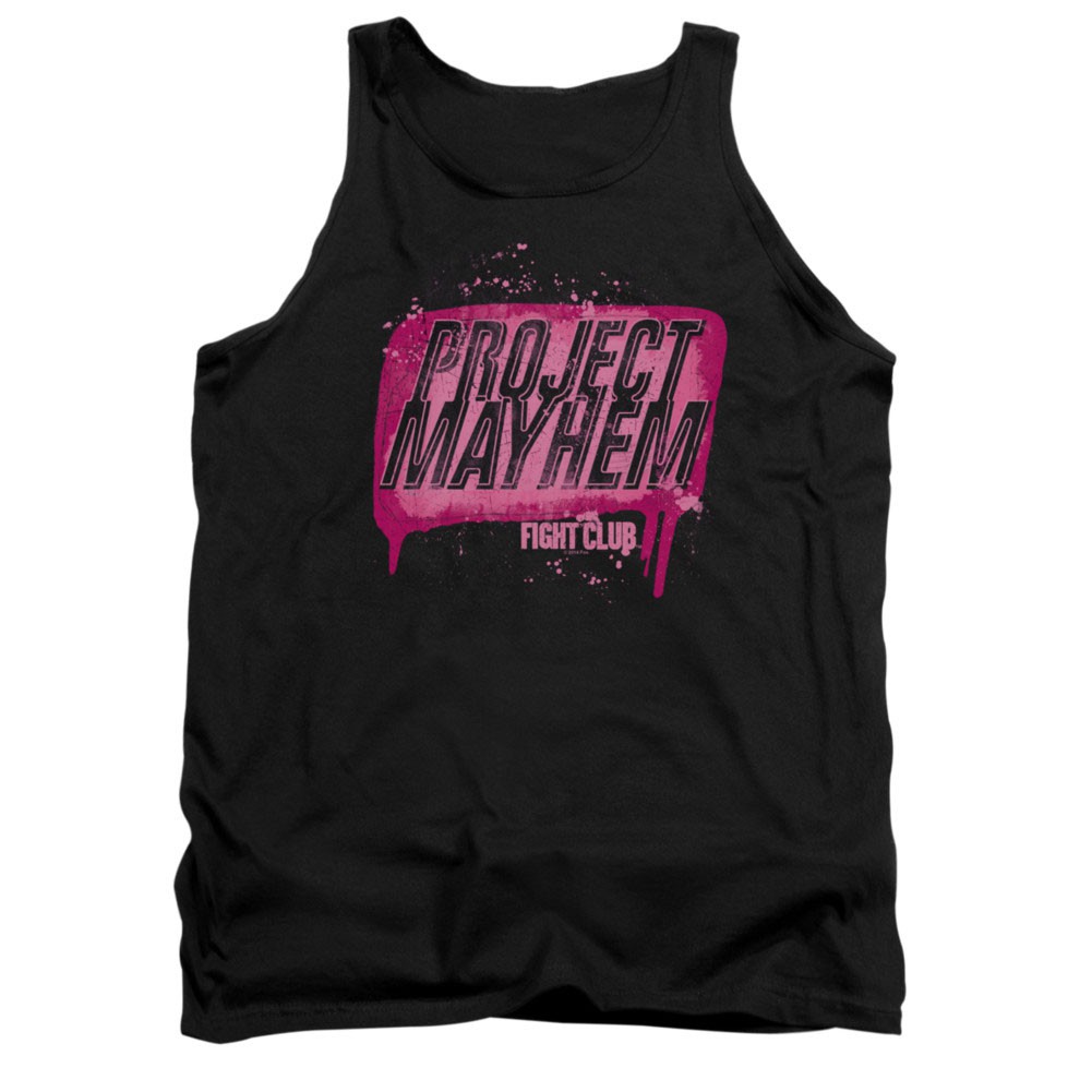 Fight Club Project Mayhem Black Tank Top