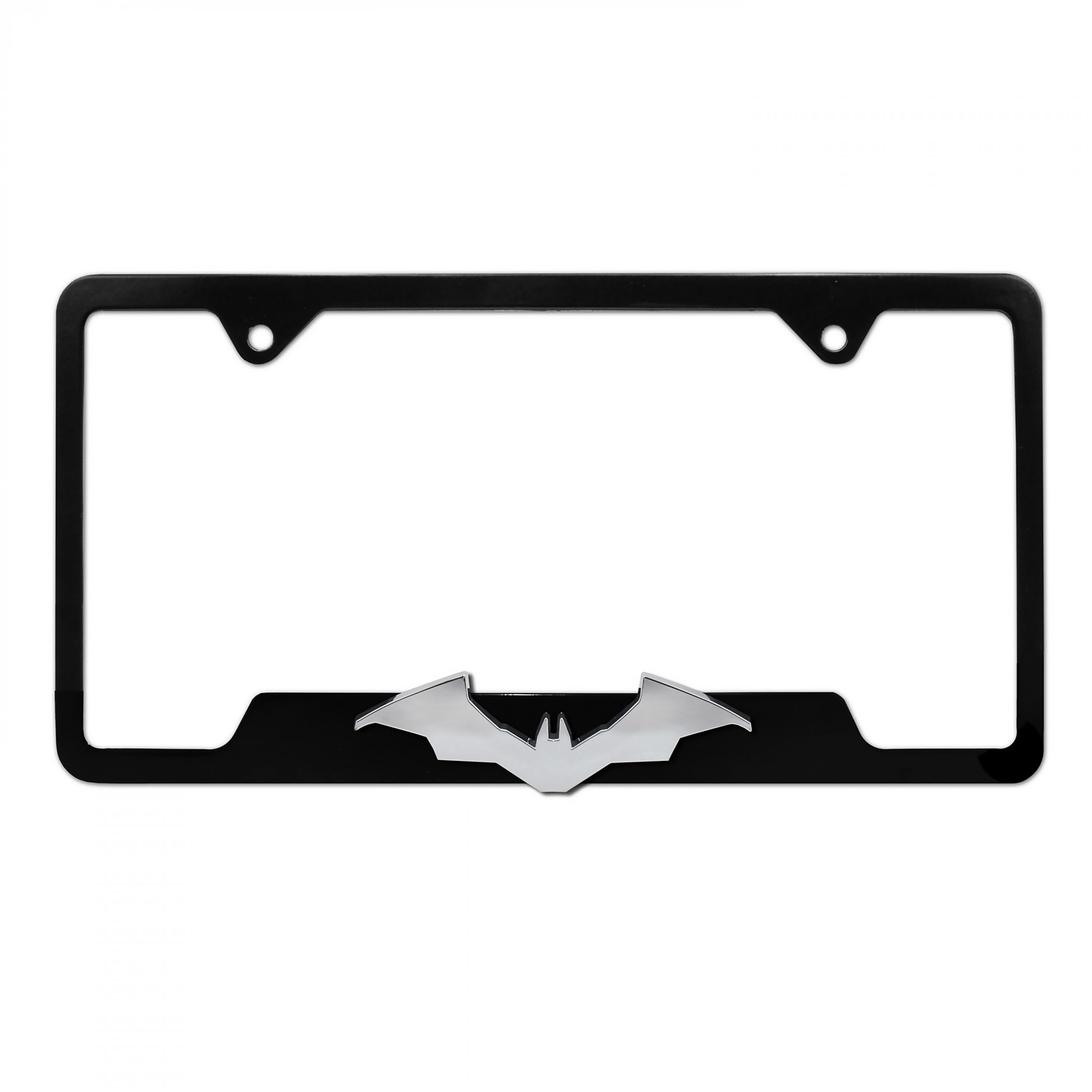 The Batman Movie Emblem Black License Plate Frame by Elektroplate, Black
